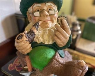 This little leprechaun welcomes you to the sale! He, and several of the items pictured below, used to reside in a local Bennigans restaurant. Enjoy browsing and best o' luck to ya!