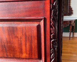 Baroque-inspired armoire. 48'w x 101"h.  Available for pre-sale starting 1/9/23. Text 615-854-8535 for more information and/or to arrange a time to view.