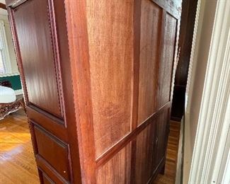 Baroque-inspired armoire. 48'w x 101"h.  Available for pre-sale starting 1/9/23. Text 615-854-8535 for more information and/or to arrange a time to view.