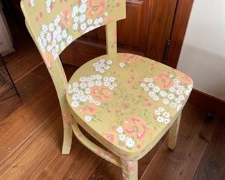 painted chair $50