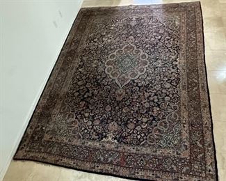 12x3ft 1940s Kasvin Persian Rug From Kashan Iran Wool	148x109in	
