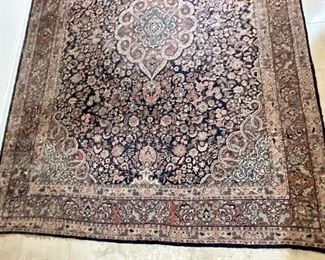 12x3ft 1940s Kasvin Persian Rug From Kashan Iran Wool	148x109in	
