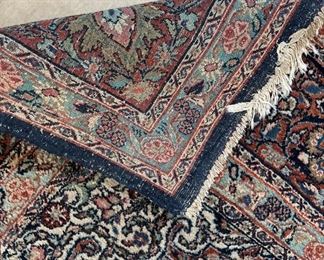 12x3ft 1940s Kasvin Persian Rug From Kashan Iran Wool	148x109in	
