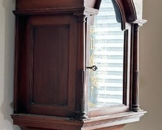 Empire Antique Mahogany Tall Case Grandfather Clock, Elite Germany	98x26x16in	HxWxD
