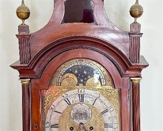 Antique Peter Robertson Tall Case Clock Perth Scotland	99x20x11in	HxWxD
