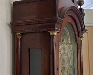 Antique Peter Robertson Tall Case Clock Perth Scotland	99x20x11in	HxWxD
