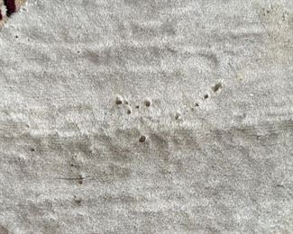 Antique Hand Knotted Wool Rug	64x36in	
