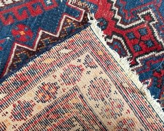 9x4ft Vintage Persian Afshar Rug Circa 1940	71x50.5in	
