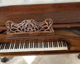 Antique Square Grand Piano Brazilian Rosewood Ihlseng & Narvesen	37x80x40in	HxWxD
