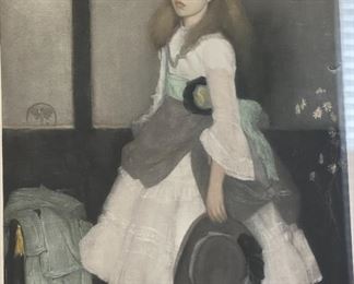 Litho Harmony in Grey and Green Miss Cicely Alexander James Abbott McNeill Whistler	Frame: 30.5x18.5in	HxWxD
