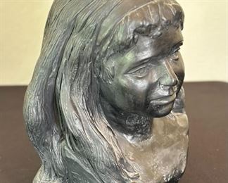 Ceramic Bust Julie by Ann Hale Storm	12.5x9x9in	HxWxD
