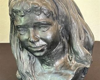 Ceramic Bust Julie by Ann Hale Storm	12.5x9x9in	HxWxD
