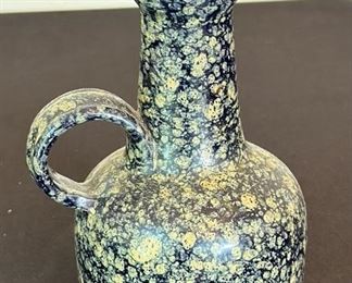 1960s Italian Sponge Ware Vase/Crafe	8.5 inches high.	
