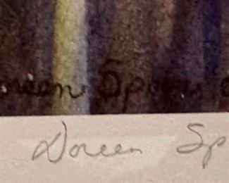 Framed Litho Doreen Spoor Art	Frame: 21.25 x 25.25	
