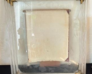 Antique Crystal Picture Frame	16 x 14in	

