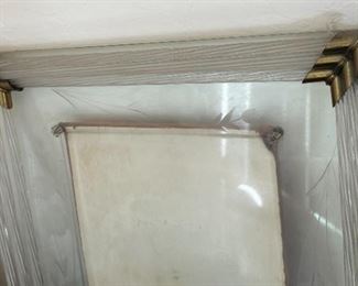 Antique Crystal Picture Frame	16 x 14in	
