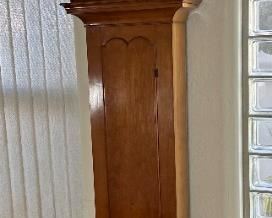 Antique Cherry Tall Case Clock 19th Century	92x18x12in	HxWxD
