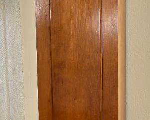 Antique Cherry Tall Case Clock 19th Century	92x18x12in	HxWxD
