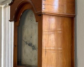 Antique Cherry Tall Case Clock 19th Century	92x18x12in	HxWxD
