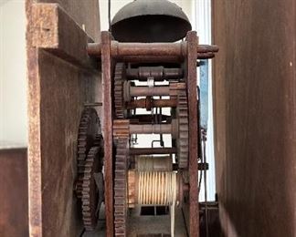 Antique Cherry Tall Case Clock 19th Century	92x18x12in	HxWxD
