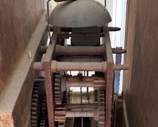 Antique Cherry Tall Case Clock 19th Century	92x18x12in	HxWxD
