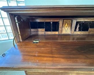 Antique Secretary Chest of Mahogany	41x47x23in	HxWxD
