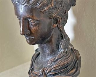 Vintage Ceramic Bust	21 inches high	
