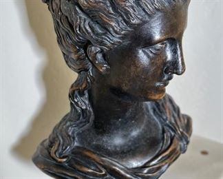 Vintage Ceramic Bust	21 inches high	
