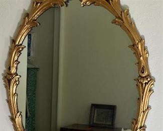 Vintage Oval Gilt Mirror	46.5 x 31.5in	

