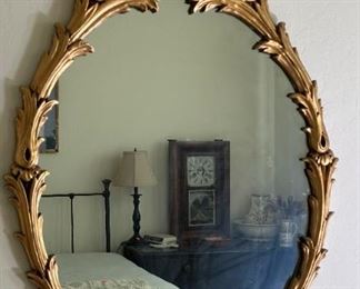 Vintage Oval Gilt Mirror	46.5 x 31.5in	
