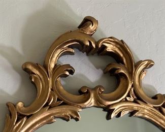 Vintage Oval Gilt Mirror	46.5 x 31.5in	
