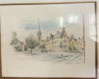 Linkoping Street art	Frame: 14 x 18in	
