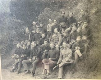 Antique Soldier Picture Framed	Frame: 12.5 x 14.5 x 3.	
