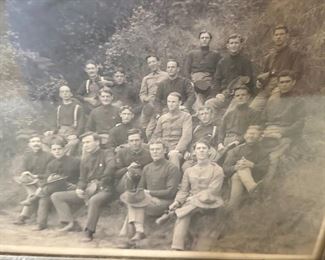 Antique Soldier Picture Framed	Frame: 12.5 x 14.5 x 3.	
