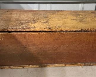 Antique Weathered Blanket Trunk	17.5 x 44.5 x 16in	HxWxD
