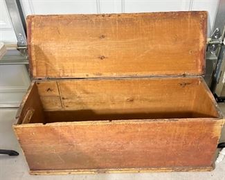 Antique Weathered Blanket Trunk	17.5 x 44.5 x 16in	HxWxD
