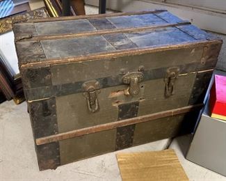 Small Army Green Trunk	12 x 18 x 10.75in	HxWxD
