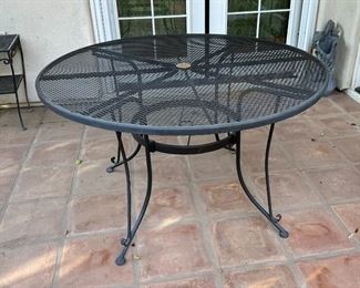 Wrought Iron Patio Table		
