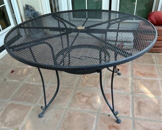 Wrought Iron Patio Table		
