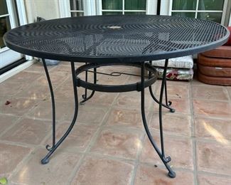 Wrought Iron Patio Table		
