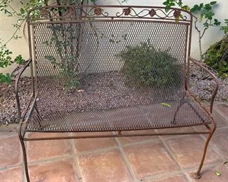 Iron Patio Loveseat		
