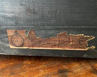 Seth Thomas wooden mantel clock	11.5  x 18  x 7in	HxWxD
