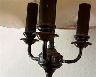 Art deco floor standing lamp	Lamp, height 66 inches	
