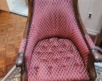 Ernest hemmingway anson accent chair