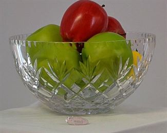 beautiful Ceska Czech crystal fruit bowl/centerpiece bowl