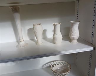Lenox ceramic vases