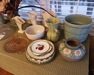 Blue Ridge Southern and Roseville Pottery