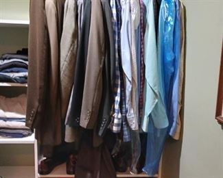 Men's clothing size large and extra large suit coats