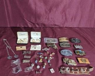 Belt Buckles and Tie Tacks