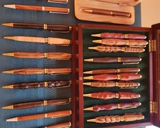 Custom made wood pens